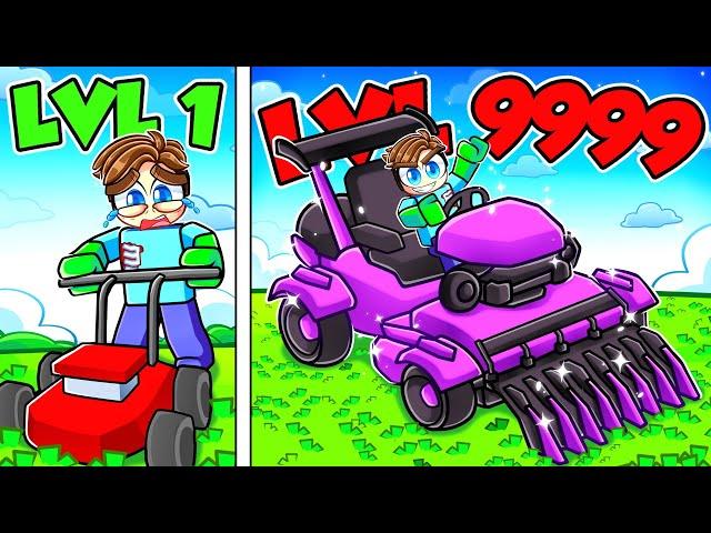 Upgrading NOOB to GOD in Lawn Mower Simulator (Roblox)