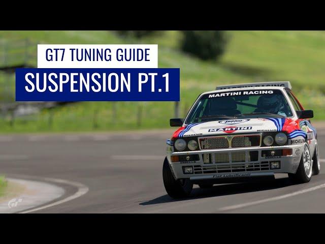 Gran Turismo 7 - Tuning For Beginner - Suspension Part 1; Body Height & Natural Frequency