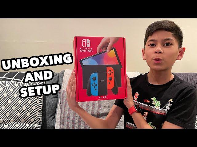 Nintendo Switch – OLED Model - Unboxing and Setup