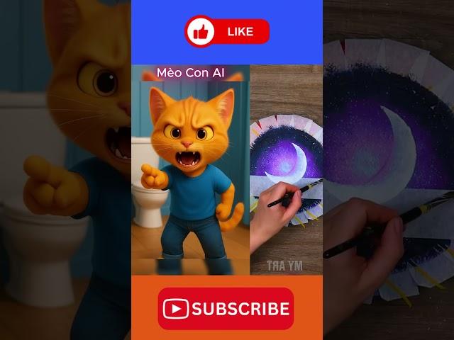 Mèo con bị kiến đốt và cái kết #shorts #cat #ai #meow #meo