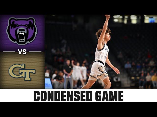 Central Arkansas vs. Georgia Tech Condensed Game | 2024-25 ACC Men's Basketball