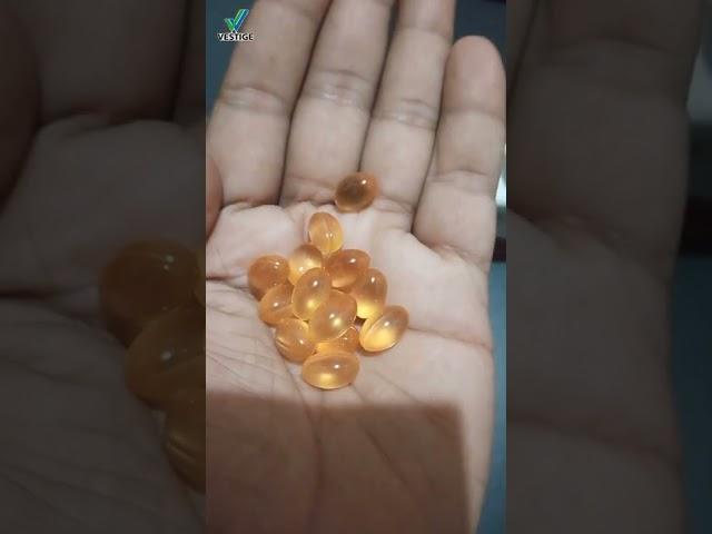 Flax oil capsule vestige short video