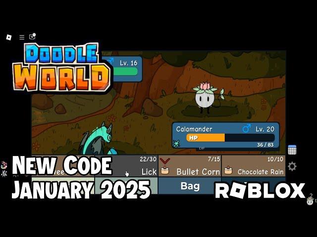 Roblox Doodle World New Code January 2025