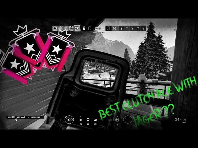 BEST CLUTCH ACE WITH JAGER ????  : PC Champion - Ranked Highlights - Rainbow Six Siege