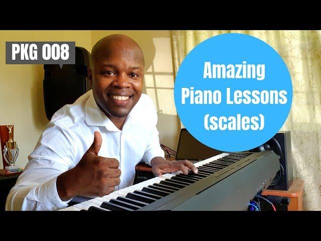 Beginner Piano Lessons -  PKG 008 - How To Form Major Scales On Piano