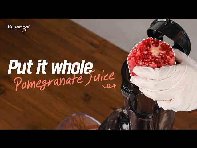 Put the whole pomegranate in! | Kuvings Cold Press Slow Juicer REVO830