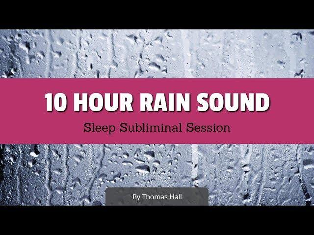 Say No to Being Lonely & Attract Friends - (10 Hour) Rain Sound - Sleep Subliminal - Minds in Unison