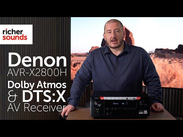 Denon AVR-X2800H Dolby Atmos and DTS:X AV Receiver | Richer Sounds