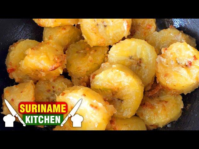 Gebakken Banaan (Geen Baka Bana) | Fried Banana | Suriname Kitchen