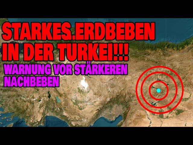 Starkes Erdbeben in der Türkei - Warnung vor stärkeren Nachbeben