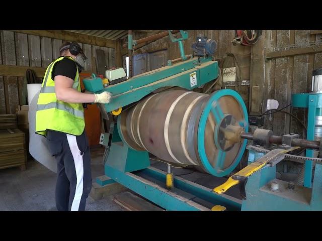 Refurbishing an Oak Wine Barrel