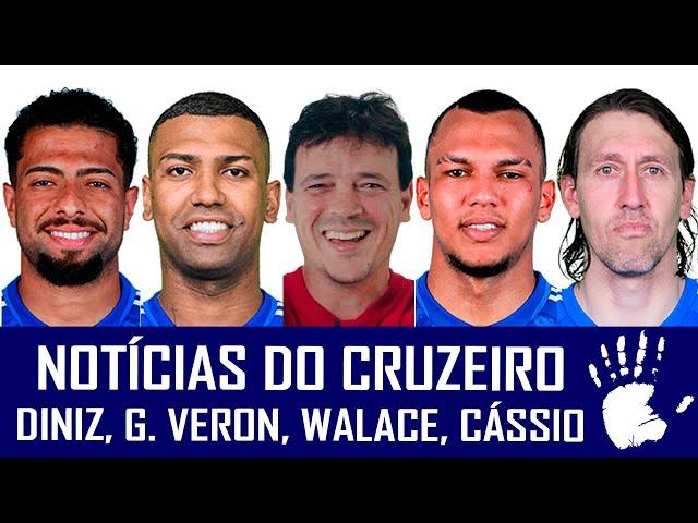 NOTÍCIAS DO CRUZEIRO: DINIZ, WALACE, GABRIEL VERON, CÁSSIO, JOÃO MARCELO E AMISTOSOS ESTADOS UNIDOS