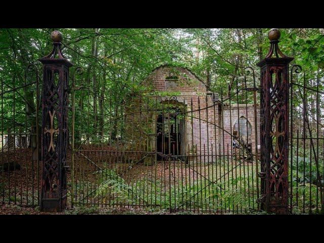 I found a creepy abandoned church in the woods. Porta Maria Shrine