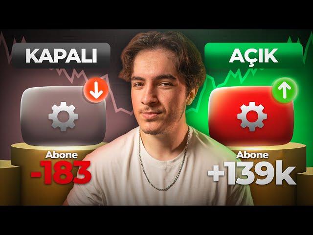 Küçük YouTube Kanallarının HEMEN Açması Gereken 15 Ayar