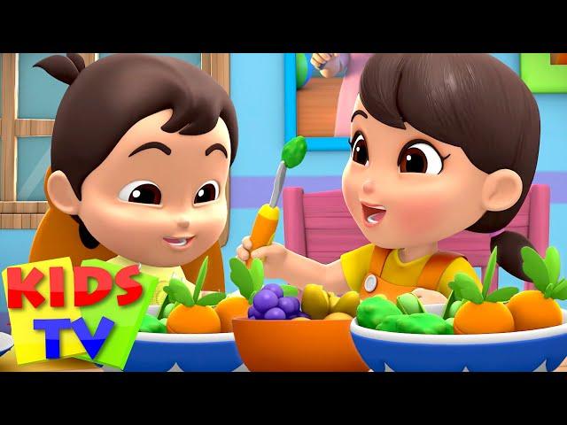 Vegetables Song | Healthy Eating Habits | Nursery Rhymes & Baby Cartoon Songs - Kids Tv