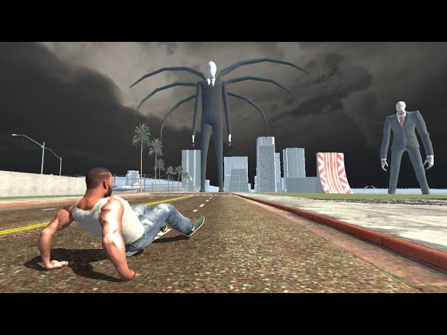 Franklin Fight With Slender Man In Indian Bike Driving 3D