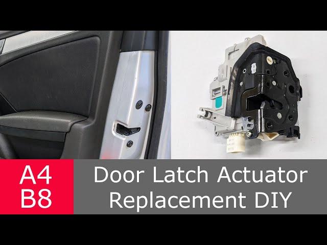 Door lock actuator replacement A4 B8 | How to DIY Audi VW