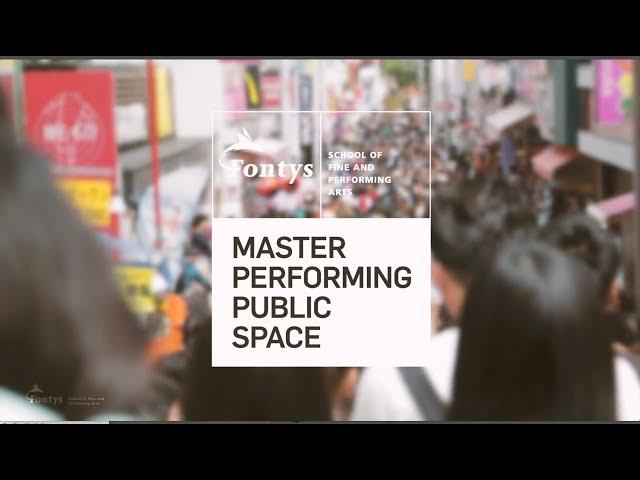 Fontys Master Performing Public Space - A Documentary, 2018