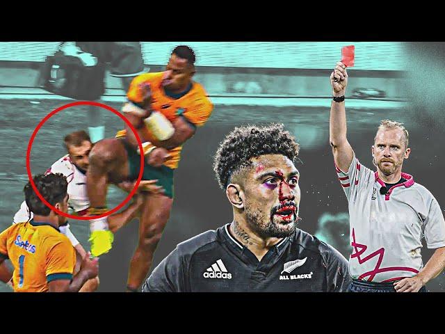 Most Deserving Rugby RED CARDS! 13mins | BRUTAL HITS & VIOLENT COLLISION