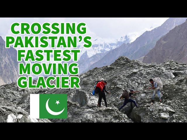 Crossing One Of The Fastest Moving Glaciers In The World (My First Ever Glacier Crossing) 