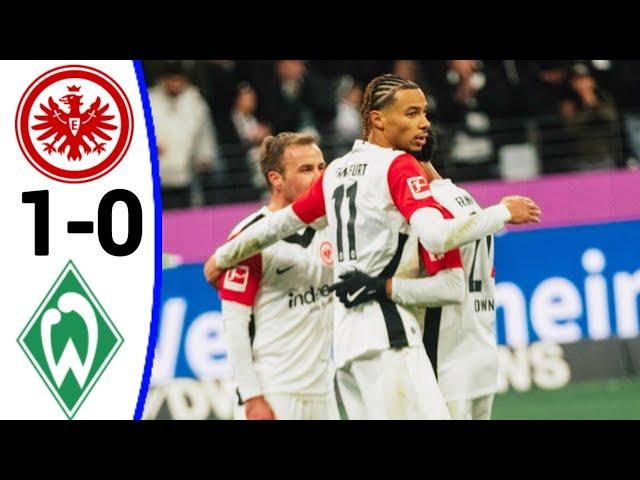 Eintracht Frankfurt vs Werder (1-0) Mario Götze Goal, All Goals and Extended Highlights