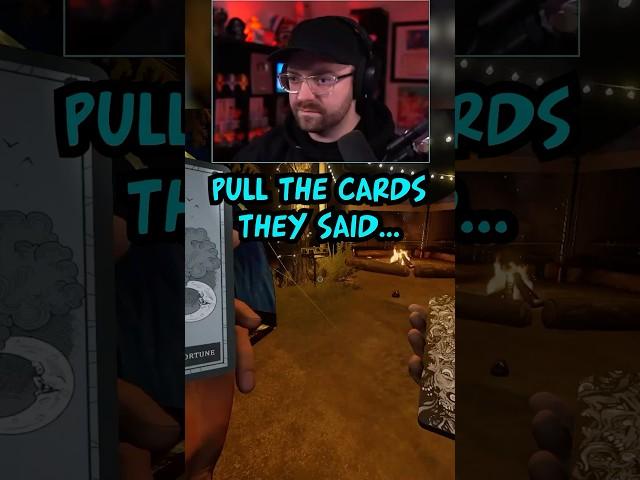 PULL THE CARDS THEY SAID...  | Phasmophobia #shorts