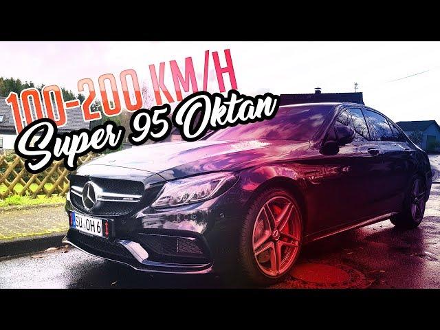 83metoo - C63s 100-200 km/h 95 Oktan Super Benzin & BMW 140i Autobahn 100-200 km/h Messung