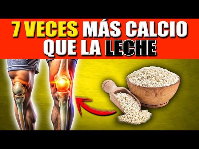 7 Alimentos que Fortalecen tus HUESOS más que la LECHE