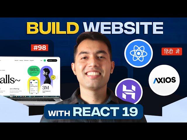 Build a Responsive Multi-Page React 19 Website | Dynamic Routes, Search Filters, Axios API & Deploy