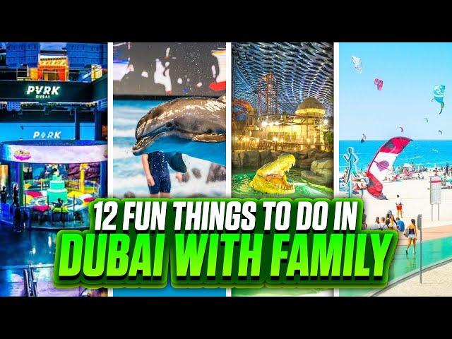 12 Fun Things to Do in Dubai with Family | Best Things to Do in Dubai with Kids | Dubai for Kids