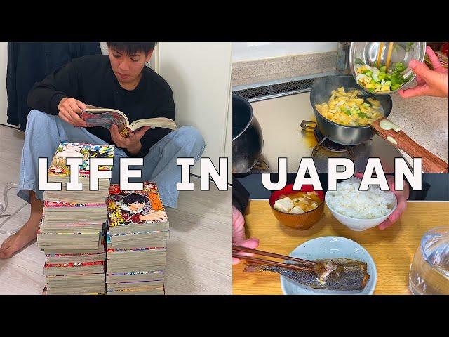 [Vlog] Daily Life In Japan, I went to work part-time and ate Japanese-style meal