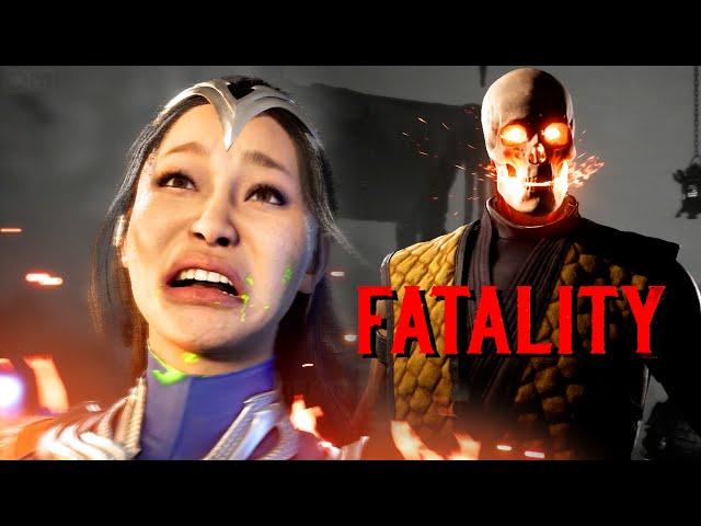 MK1 All Fatalities on Kitana