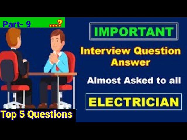 Electrician Interview Question Answer in Hindi | electrical basic interview questions and answers.