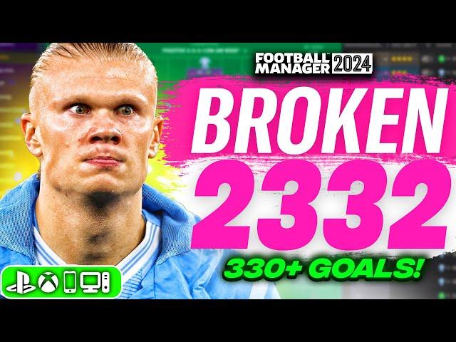 GAME-BREAKING FM24 Tactic! 330+ Goals/5.7+ Goals | Best FM24 Tactics!