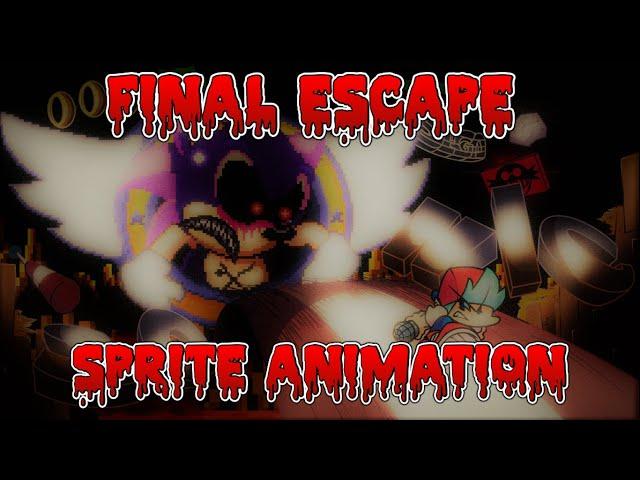 SONIC.EXE ANIVERSARY! VS. Sonic.exe. Final Escape. Sprite Animation.