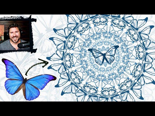 Inkscape Mandala Designs from Source Images