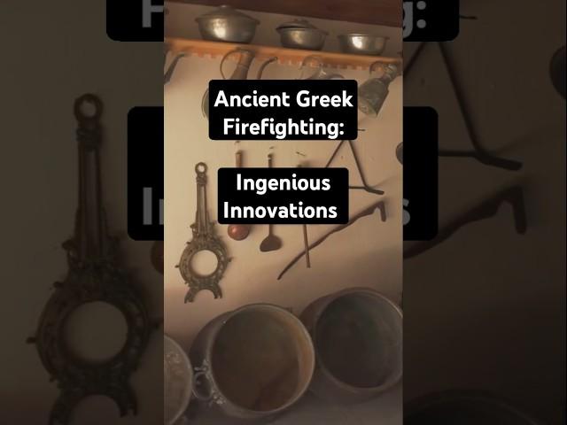 Ancient Greek Firefighting  Ingenious Innovations #history #war #warzone #facts #ww2 #historyfacts