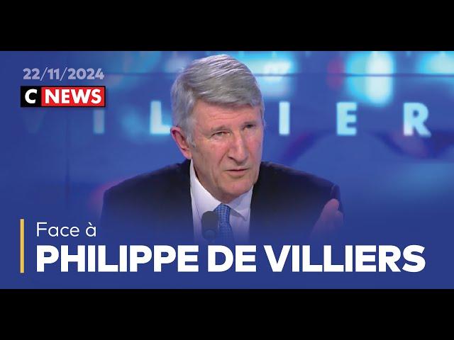 Face à Philippe de Villiers / 22 novembre 2024 (CNews)