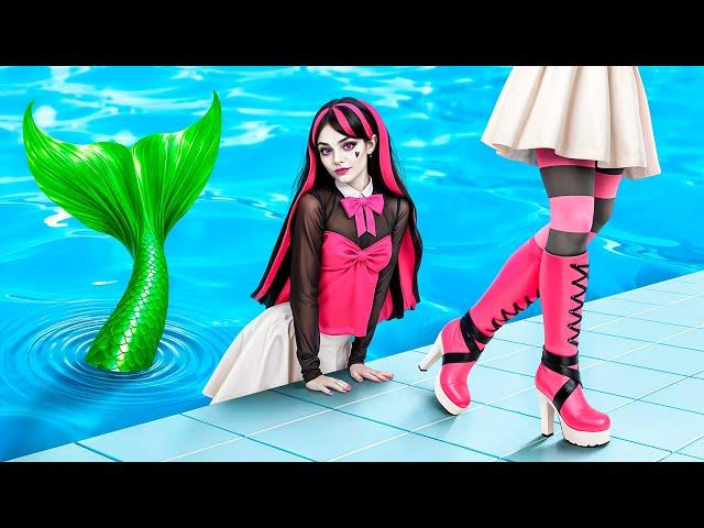 From Nerd Mermaid To Beauty Draculaura Monster High / What If Gadgets From Tik Tok Were People!