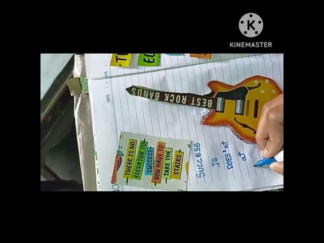 Today's journaling#art #craft#crafting #journal #riya's amazing world#bts#creativity  #craft ideas