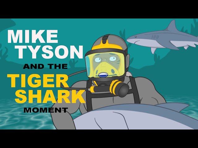 Mike Tyson's Tiger Shark Moment - JRE Toons