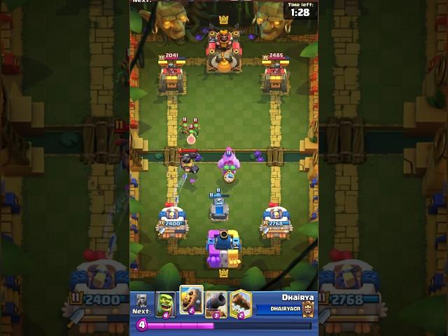 Goblin Power challenge #goblin power #daggerduchess #clashroyale