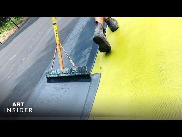 How Sports Courts Are Painted | Art Insider