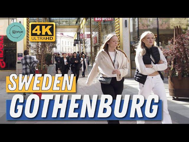 Gothenburg - Sweden [ 4K ] City Walking Tour - Highlights