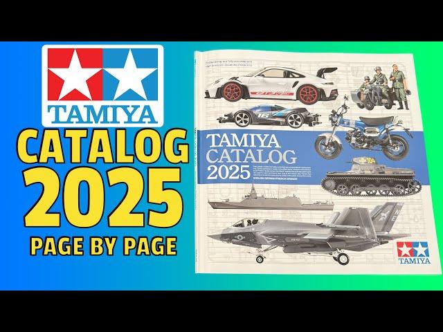 Exploring The NEW Tamiya Catalogue 2025 Scale Models - Page by Page