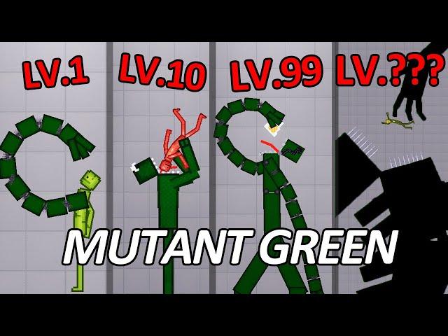 Evolution Of GREEN MUTANT - Roblox Rainbow Friends - People Playground