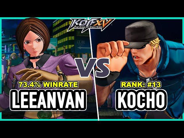 KOF XV  Leeanvan (Ángel/Whip/Isla) vs Shinobu Kocho (Geese/Ralf/Clark)  Steam