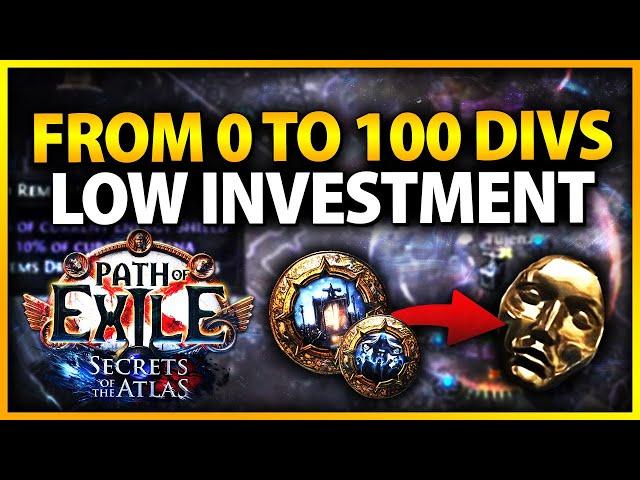 How I Made My First 100 Divines in Secrets of the Atlas League | Farming Guide