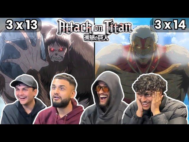 THIS IS NEXT LEVEL!  | Anime NEWBIES vs. Attack on Titan 3x13 and 3x14 Reaction