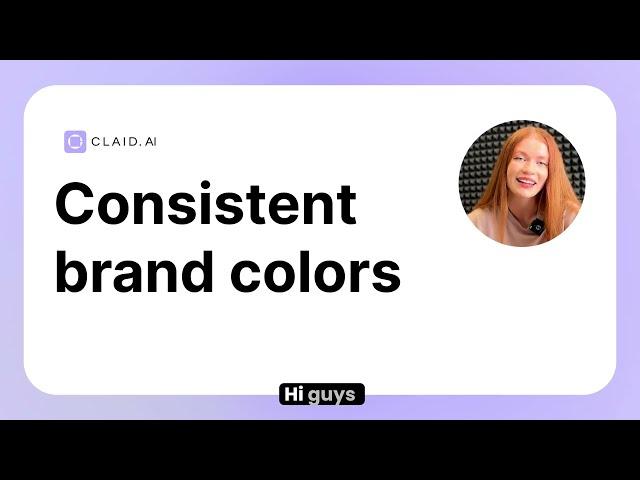 How to Create Beautiful Product Photos Featuring Your Brand Colors | Claid.ai Tutorial